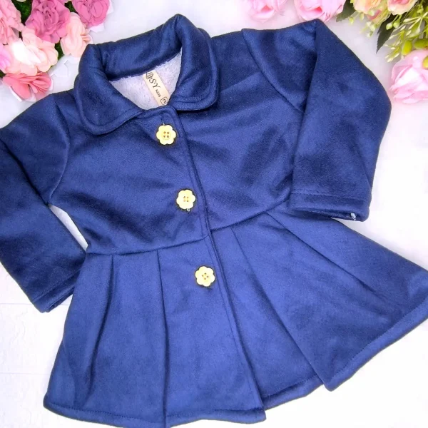 Abrigo Azul Marino para Niñas - Imagen 3