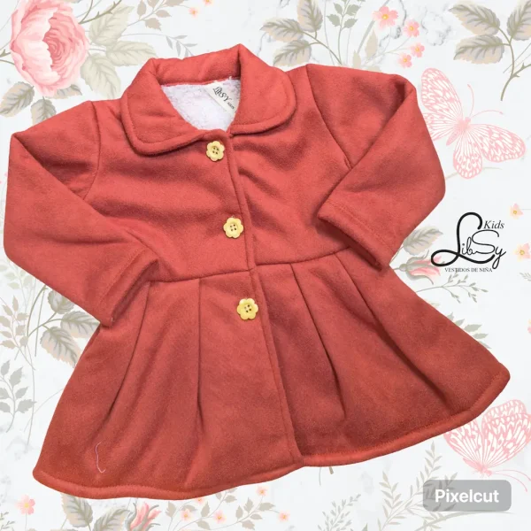 Abrigo Ladrillo para Niñas - Imagen 2