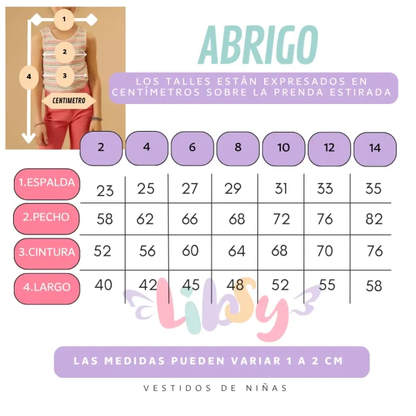 Abrigo Ladrillo para Niñas - Imagen 3